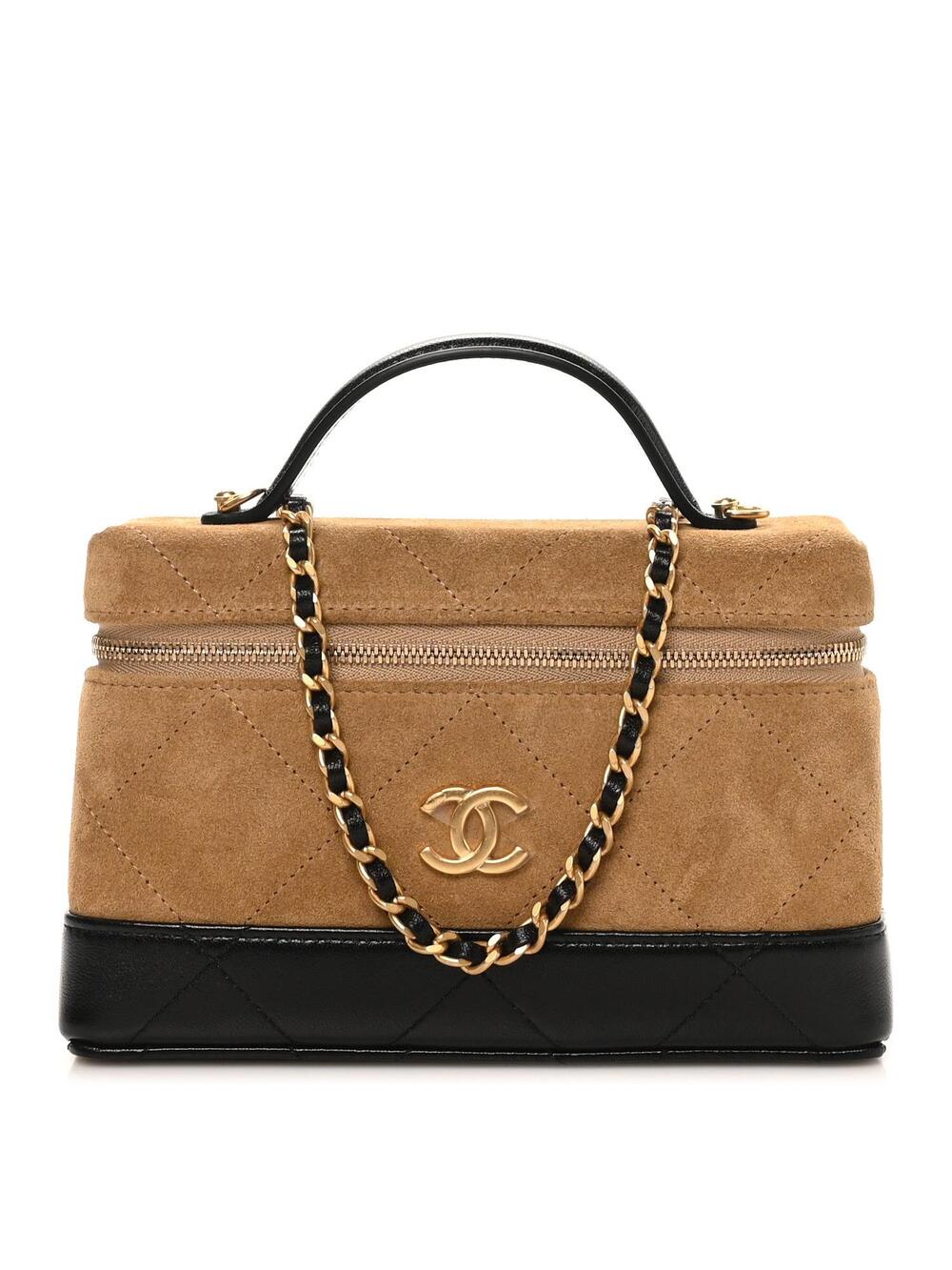 Chanel Suede Calfskin Shiny Lambskin #264804C52B
